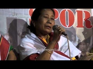 Solo folk song presented by Rongmei pui