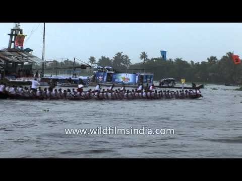 Nehru Trophy Boat Race on the backwaters of Kerala