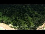 Flying over Andaman & Nicobar Islands