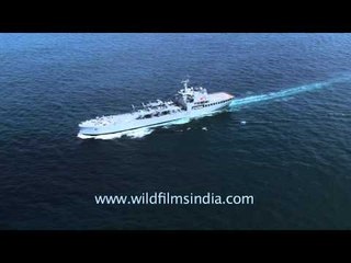 Protecting our seas - Indian Navy Frigate in the Andamans Sea