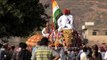 Parade of painted elephants at Jaipur Elephant Festival