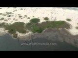 Aerial view of Andaman & Nicobar Islands after tsunami