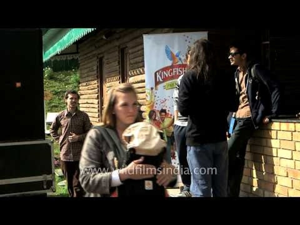 Families enjoying weekend at The Big Gig Festival 2014