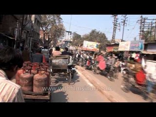 Congested roads of Varanasi