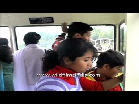 People enjoying their ropeway ride at Gangtok