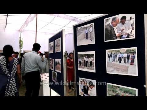 Archaeological exhibition at Purana Qila