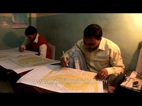 Hand crafted designs for Banarasi sarees