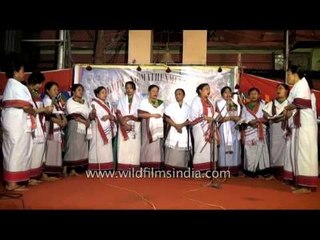 Rongmei Naga women singing a folk song