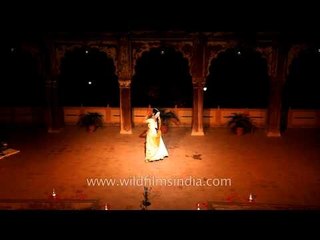 Malti Shyam performing at the Kathak Festival