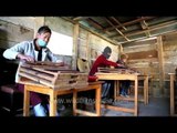 Himalayan incense production factory in Bhutan