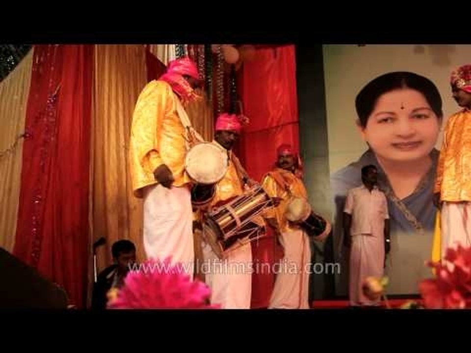 Jayalalitha's image inspires Pongal celebration