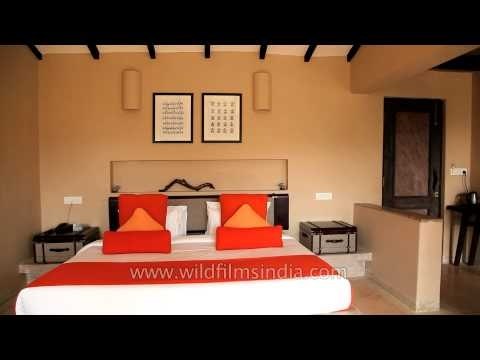 Peep into the luxurious bedroom of Denwa Backwater Escape Lodge