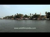 Fishing boat on the Arabian Sea: off the coast of Cochin