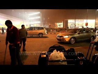 Traffic chaos at Delhi Airport T3 Terminal, on arrival