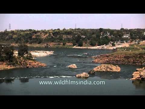 Narmada river at Bhedaghat, Jabalpur