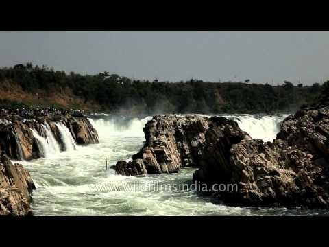 Panoramic view of the Bhedaghat - Jabalpur, Madhya Pradesh