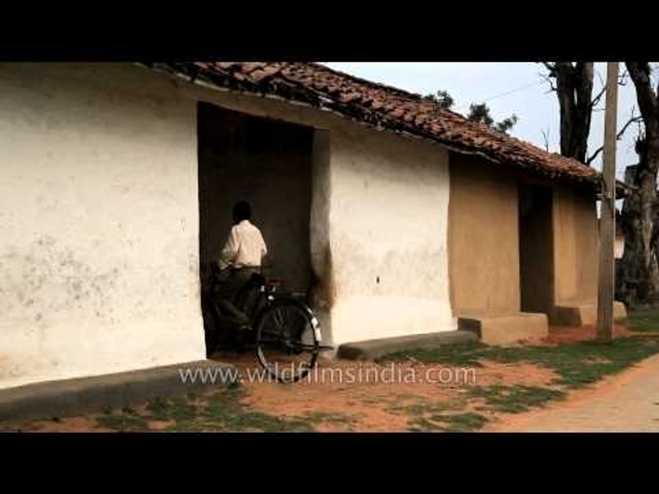 Gond tribal village near Kanha, Madhya pradesh