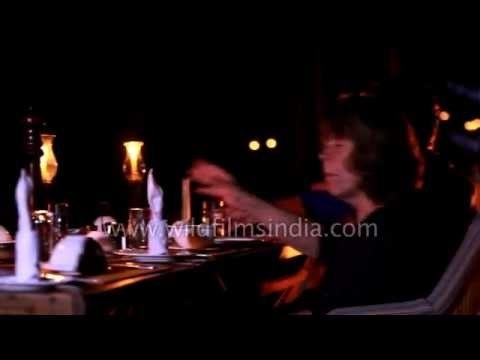 Candle light dinner at Kanha Earth Lodge