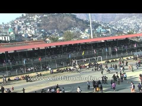 Hundreds of people celebrating Spring festival in Mizoram