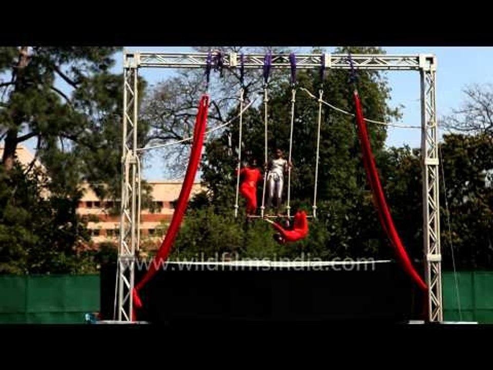 Acrobat performance by Kalakar trust