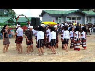 Chailam dance of the Mizos