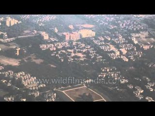 Flying over Select City Walk and Saket, New Delhi city