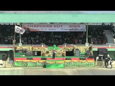 Mizo male singer Thangluaia giving special number