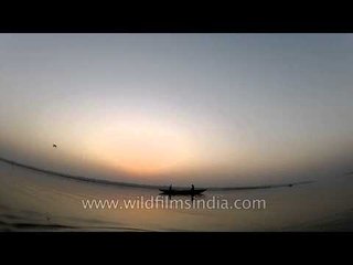 Sailing down Jain Ghat: Varanasi