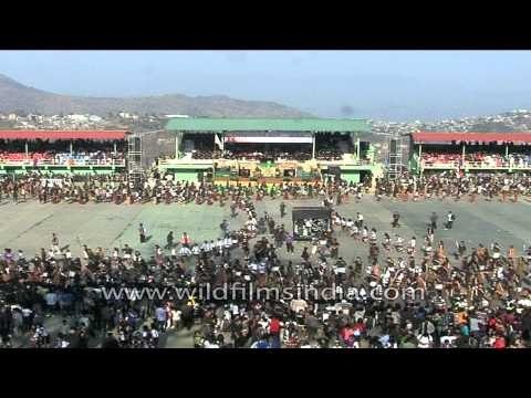All tribes from Mizoram join into this mass dance