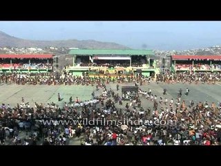 All tribes from Mizoram join into this mass dance
