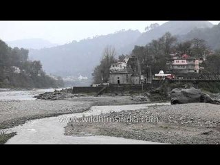 Enjoying rain at Hanuma Ghat, Dharamshala
