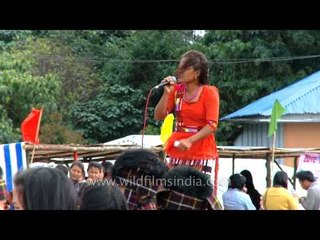 Mizo song presented at Thalfavang Kut