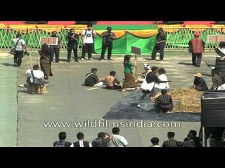 Showcasing Mizo lifestyle at Chapchar kut Festival