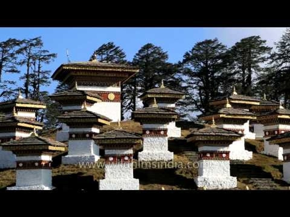 108 Stupas on Dochula pass - Bhutan