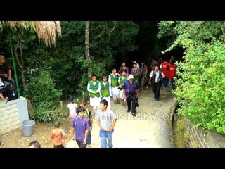 Visitors at the Anthurium Festival