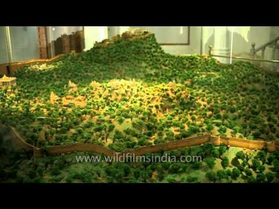 Model related to Maharana's life displayed at Maharana Pratap Memorial