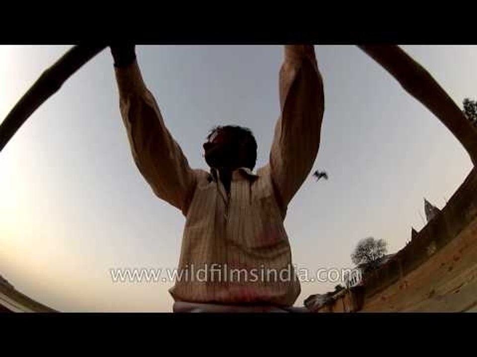 Sailing down Chet Singh Ghat : Varanasi