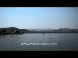 Visitors boating on Lake Pichola - Udaipur, Rajasthan