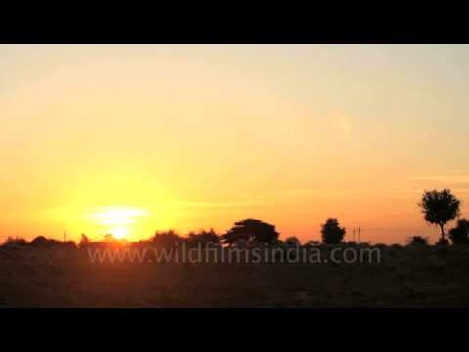 Sunrise over Jaisalmer