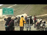 Bikers riding through Leh - Manali Highway