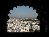 View of Udaipur City from the window of City Palace