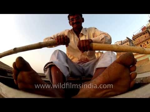 Boat Ride at holy river The Ganges - Varanasi