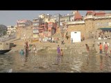 Morning view from the Ghats of Varanasi