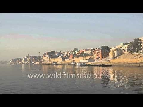 Varanasi - Boat ride on the Ganges with panoramic view of the Ghats