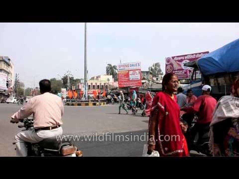 Busy traffic hours in Udaipur