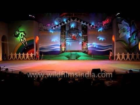 Tamenlong district presenting their traditional costumes at Sangai Fest