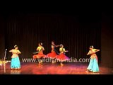 Spectacular group Kathak dance by the disciples of Punita Sharma