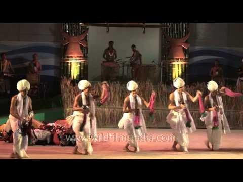 Cymbal dance performed at opening day of Sangai Festival