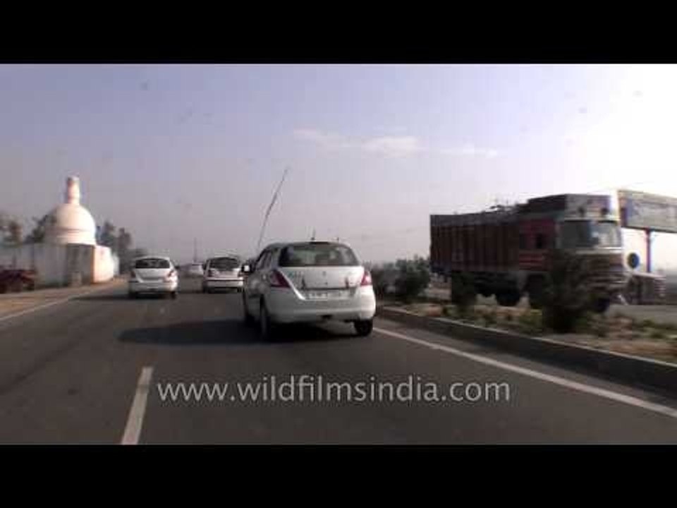 Driving towards Meerut