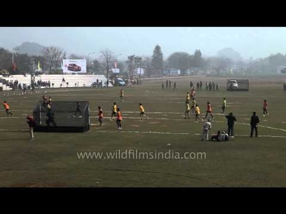 Hockey Match in Progess at Kila Raipur Rural Olympic